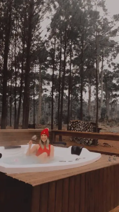 Hidromassagem no inverno da serra